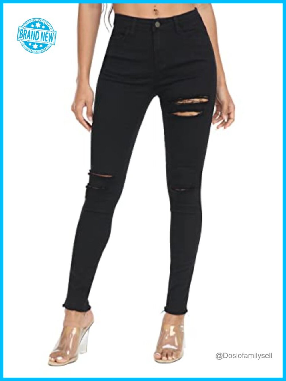 Women's Hyper Ultra Stretch Skinny Mid-Rise Jegging Jeans